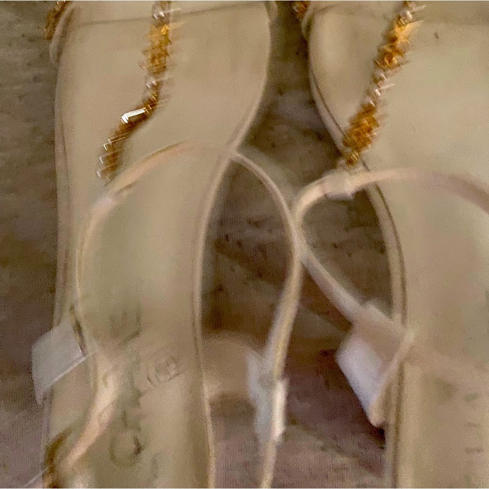 Chanel Leather T-Strap Sandals